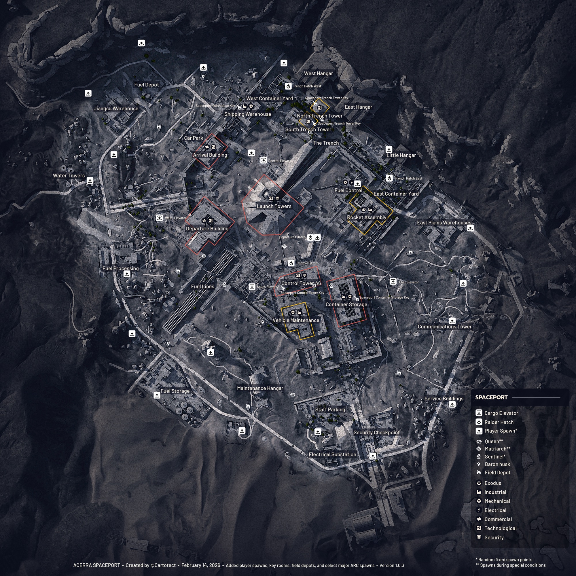 Spaceport Map